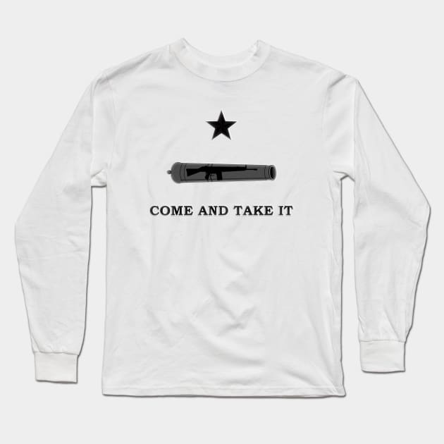 Come take it! 2A is here to stay! Long Sleeve T-Shirt by Politics and Puppies